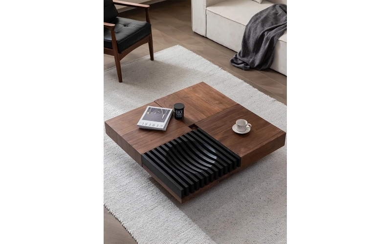 会变形的木质方形茶几——藏在客厅里的“隐形主角”